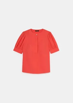 Blouse En Crepe Corail Tourterelle*TARA JARMON Fashion