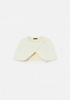 Cape En Crepe Ecru Valentina*TARA JARMON Outlet