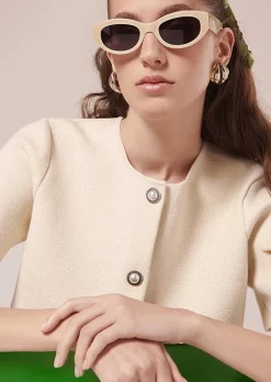 Cardigan Dore Paillete En Maille Compacte*TARA JARMON Hot