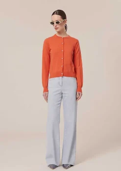 Cardigan Gaelle Corail En Laine Et Coton*TARA JARMON New