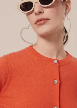 Cardigan Gaelle Corail En Laine Et Coton*TARA JARMON New