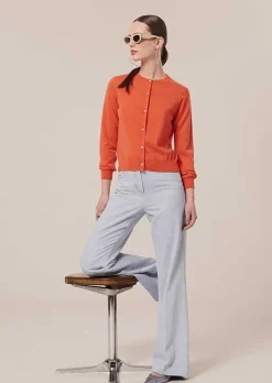 Cardigan Gaelle Corail En Laine Et Coton*TARA JARMON New