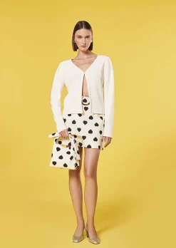 Cardigan Glenn En Coton Irise Ecru*TARA JARMON Online