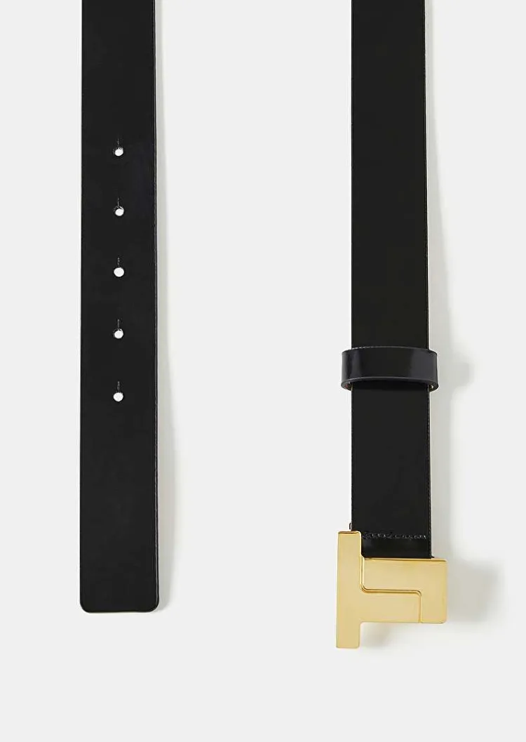 Ceinture 8 Bis En Cuir Noir*TARA JARMON Best