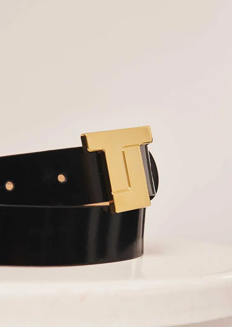 Ceinture 8 Bis En Cuir Noir*TARA JARMON Best