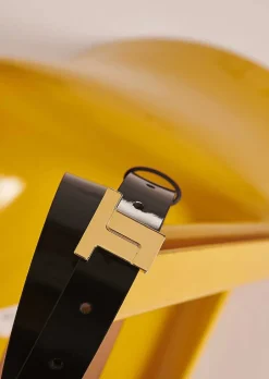 Ceinture 8 Bis Mini En Cuir Noir*TARA JARMON Online