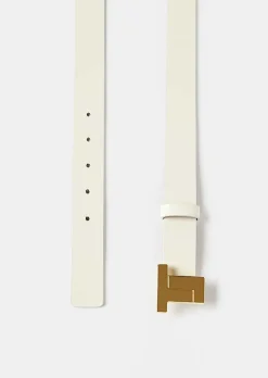 Ceinture En Cuir 8 Bis Ecru*TARA JARMON New