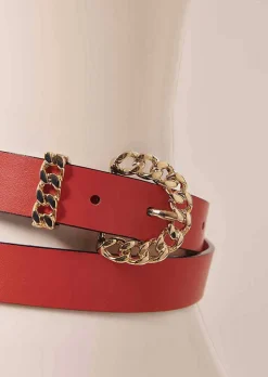 Ceinture En Cuir Bella Corail*TARA JARMON Clearance