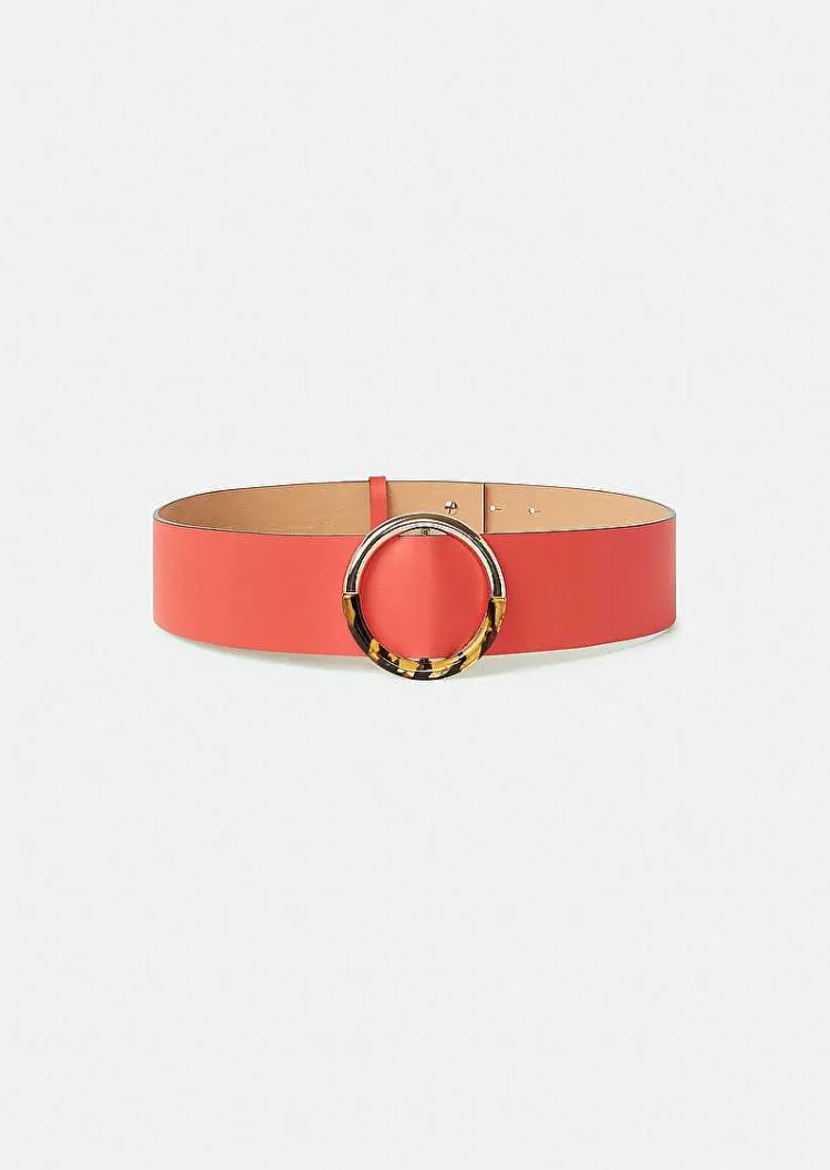 Ceinture En Cuir Corail Lauren*TARA JARMON Hot