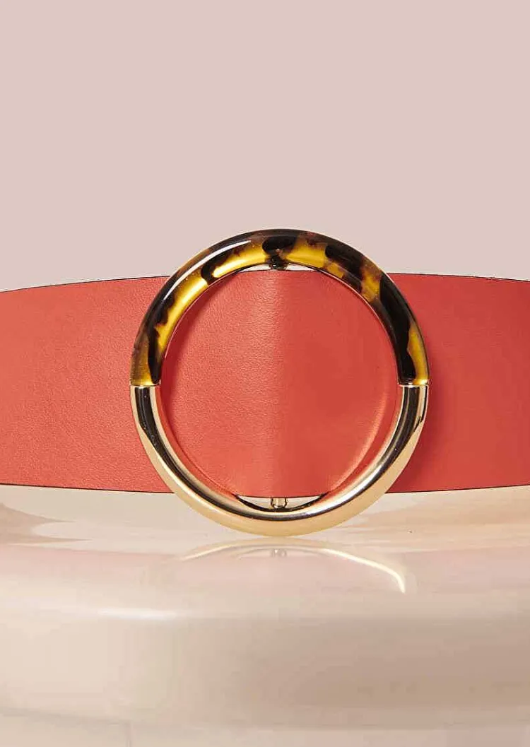 Ceinture En Cuir Corail Lauren*TARA JARMON Hot