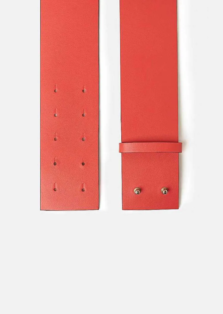 Ceinture En Cuir Corail Lauren*TARA JARMON Hot
