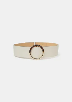 Ceinture Lauren En Cuir Ecru*TARA JARMON Sale