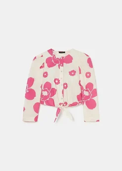 Chemise Cleo Ecru Imprime Fleur*TARA JARMON Discount