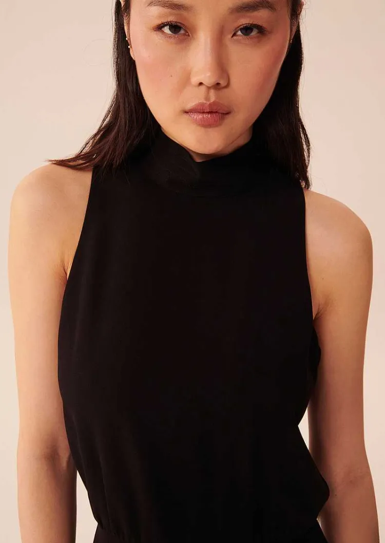 Combinaison Cecile En Crepe Noire*TARA JARMON Fashion