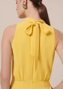 Combinaison Cecile En Crepe Jaune*TARA JARMON Clearance