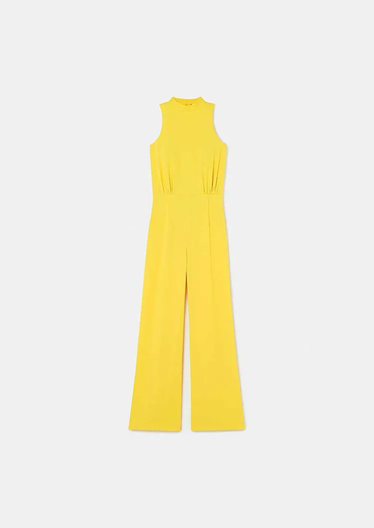Combinaison Cecile En Crepe Jaune*TARA JARMON Clearance