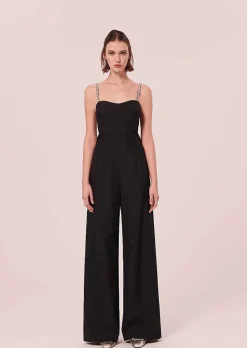 Combinaison Clotilde En Laine Froide Noire*TARA JARMON Best