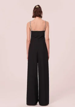 Combinaison Clotilde En Laine Froide Noire*TARA JARMON Best
