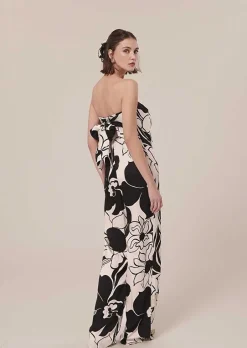 Combinaison Coeur Ecru Avec Fleurs Noires*TARA JARMON Clearance