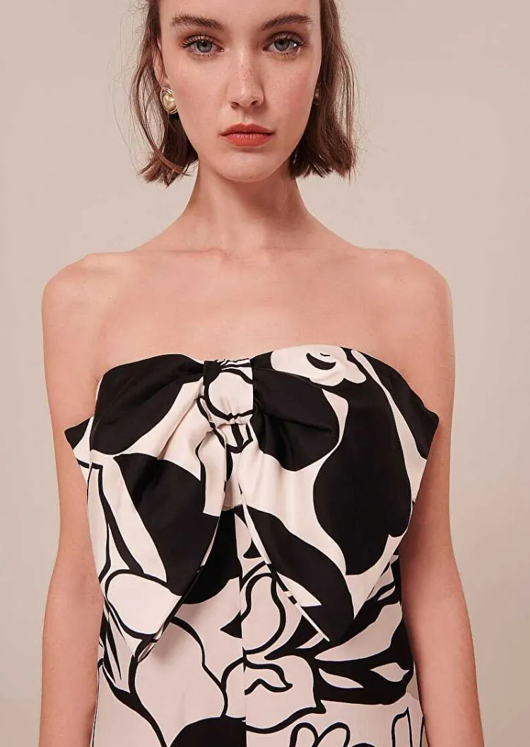 Combinaison Coeur Ecru Avec Fleurs Noires*TARA JARMON Clearance