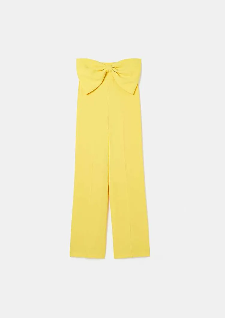 Combinaison Coeur Jaune En Crepe*TARA JARMON Sale