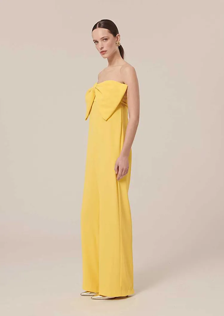 Combinaison Coeur Jaune En Crepe*TARA JARMON Sale
