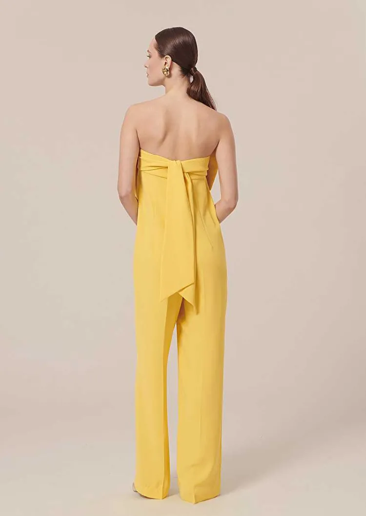 Combinaison Coeur Jaune En Crepe*TARA JARMON Sale