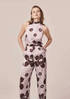 Combinaison Imprimee Fleurs Violettes Cecile*TARA JARMON Online