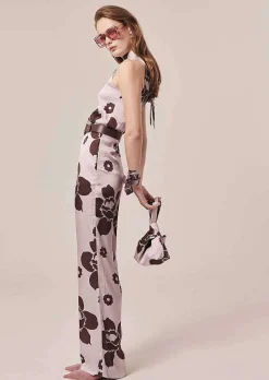 Combinaison Imprimee Fleurs Violettes Cecile*TARA JARMON Online