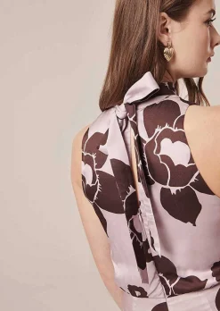 Combinaison Imprimee Fleurs Violettes Cecile*TARA JARMON Online