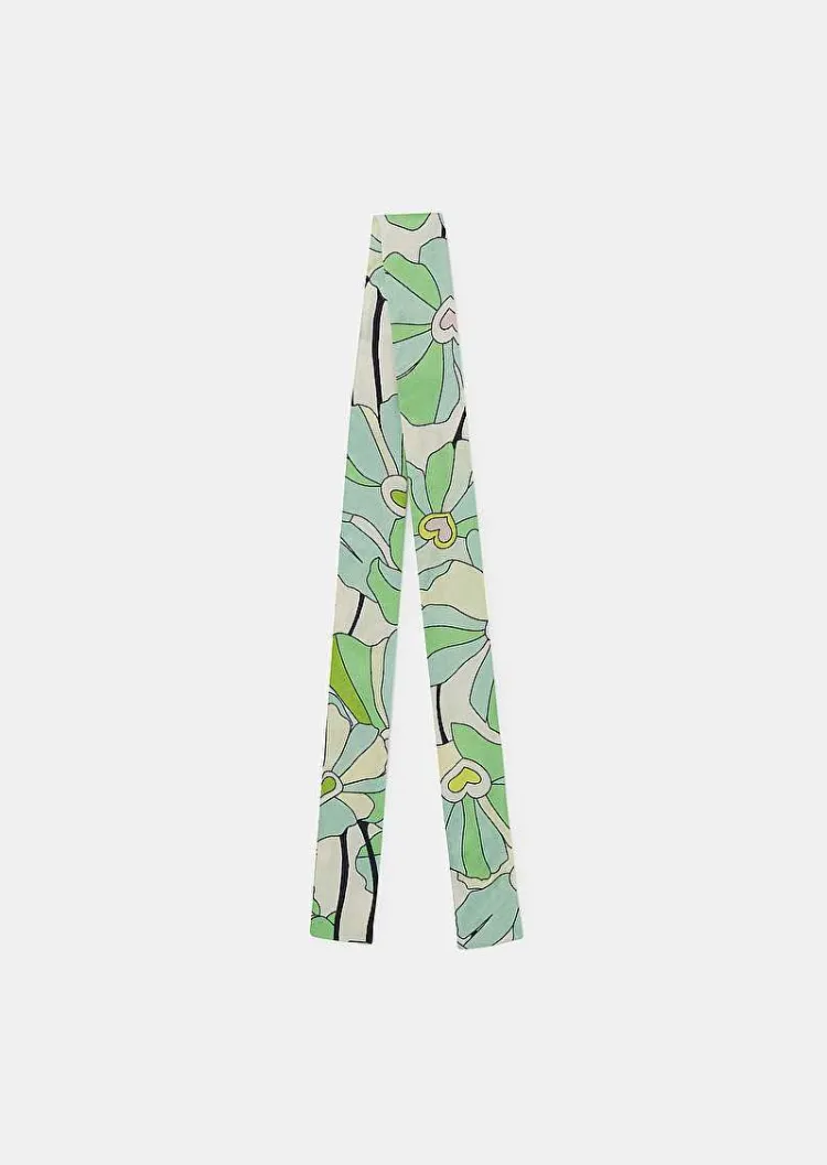 Echarpe Verte A Imprime Floral Evelyse*TARA JARMON Sale