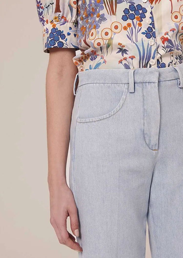 Jean En Denim Bleu Clair Jerome*TARA JARMON Fashion