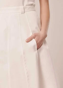 Jupe En Coton Blanc Jil*TARA JARMON Fashion