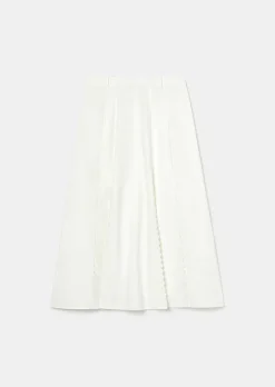 Jupe En Coton Blanc Jil*TARA JARMON Fashion
