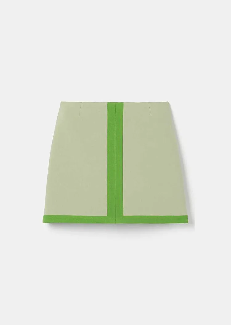 Jupe En Double Toile Verte Julianna*TARA JARMON Outlet