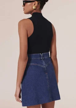 Jupe En Jean Bleu Jasmina*TARA JARMON Fashion
