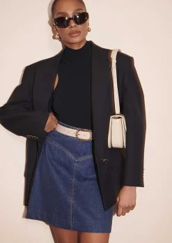 Jupe En Jean Bleu Jasmina*TARA JARMON Fashion