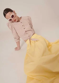 Jupe Jelato En Popeline Jaune Croustillante*TARA JARMON Discount