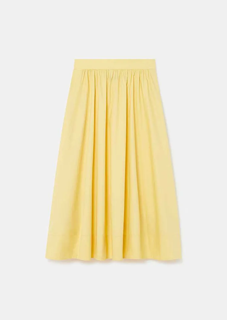Jupe Jelato En Popeline Jaune Croustillante*TARA JARMON Discount