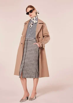 Jupe Vichy Noire Justina*TARA JARMON Discount