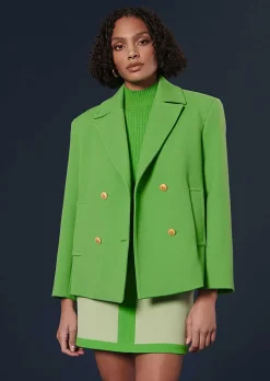 Manteau Marcello En Double Coton Vert*TARA JARMON New