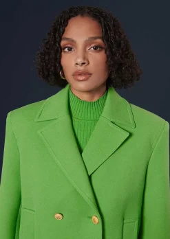 Manteau Marcello En Double Coton Vert*TARA JARMON New