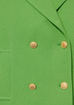 Manteau Marcello En Double Coton Vert*TARA JARMON New