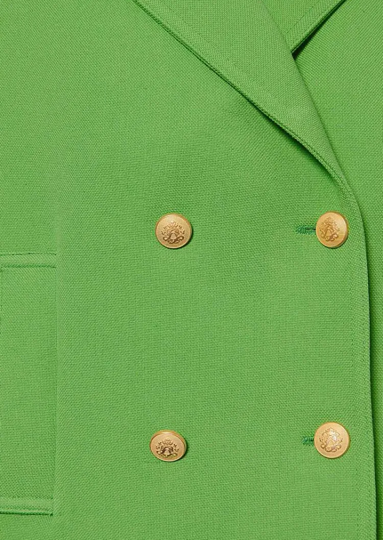 Manteau Marcello En Double Coton Vert*TARA JARMON New