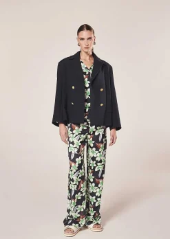 Manteau Marcello En Double Coton Bleu Nuit*TARA JARMON Outlet
