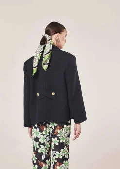 Manteau Marcello En Double Coton Bleu Nuit*TARA JARMON Outlet