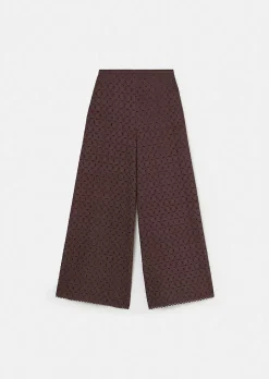 Pantalon Brode Marron Paquita*TARA JARMON New