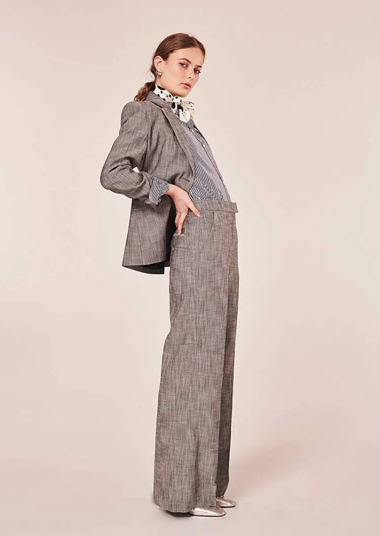 Pantalon De Costume Gris Primavera*TARA JARMON Clearance