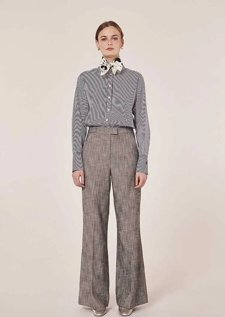 Pantalon De Costume Gris Primavera*TARA JARMON Clearance
