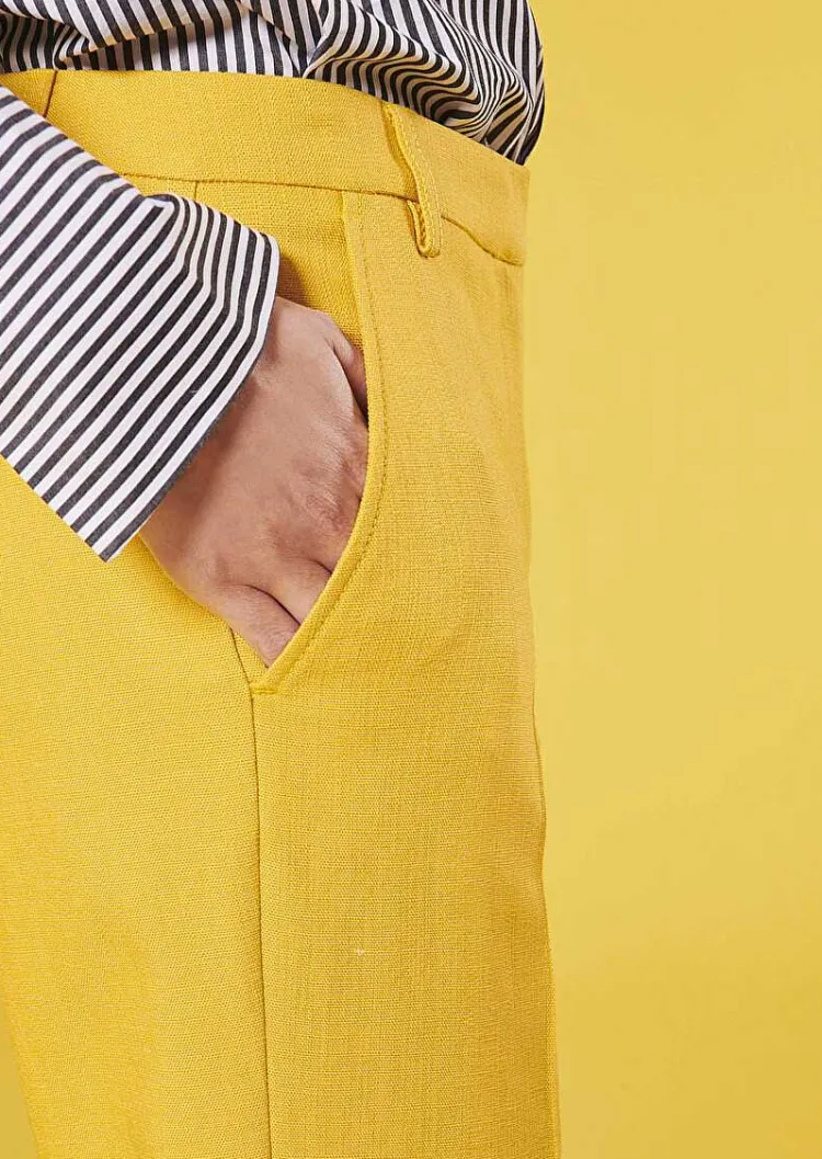 Pantalon De Costume Jaune Pierre*TARA JARMON Clearance